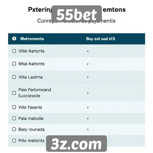 Métodos de pagamento oferecidos pelo site de apostas 55bet